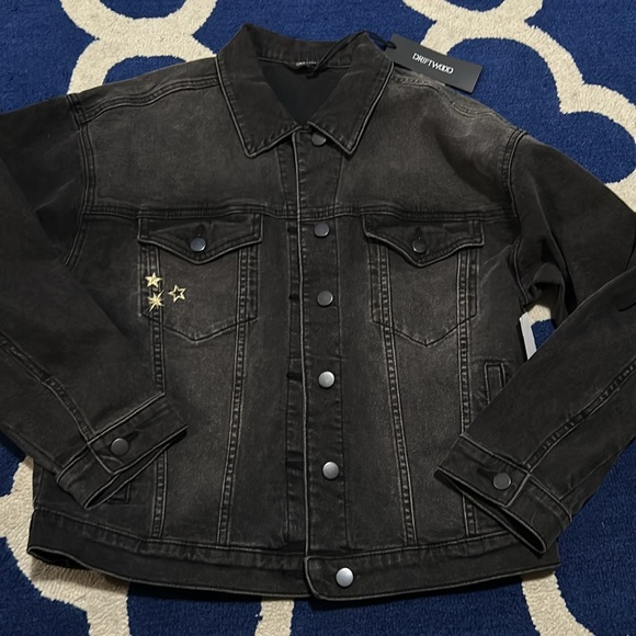 Driftwood Star Studded Denim Jacket - Picture 4 of 8